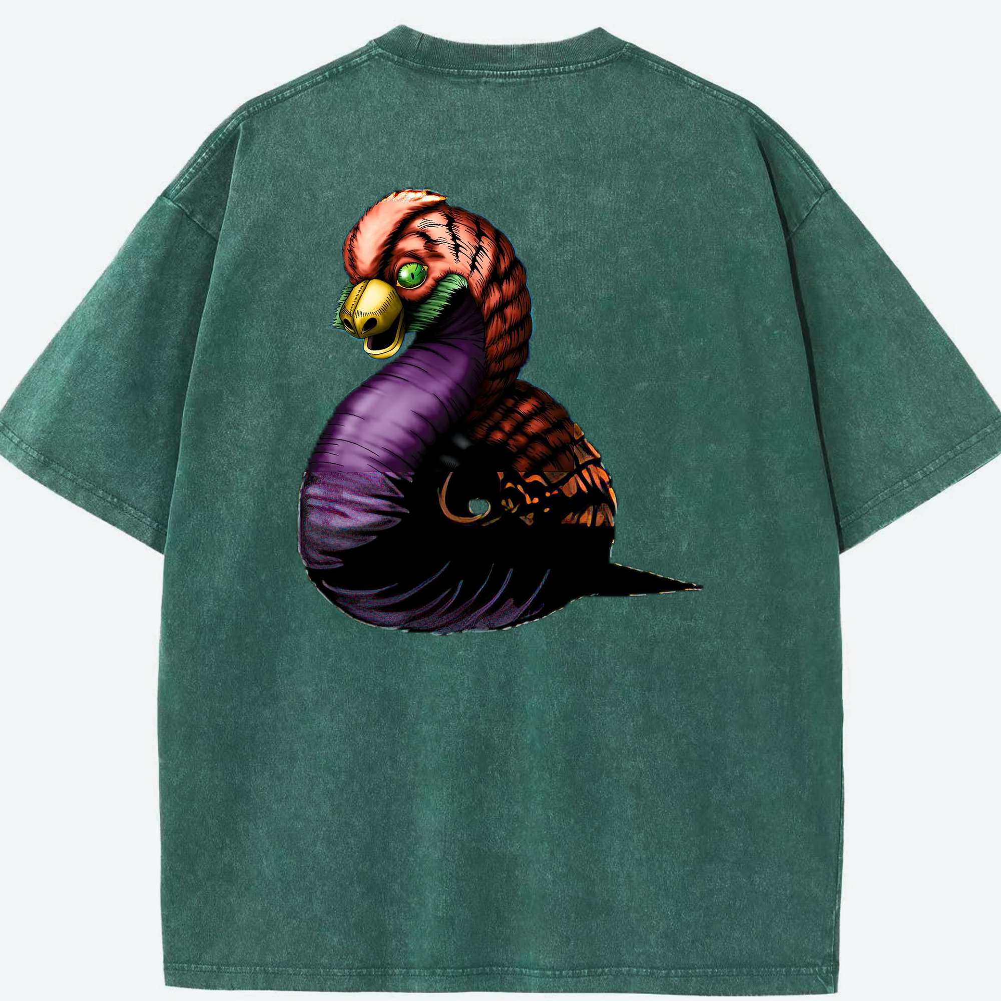 （画像用） 遊☆戯☆王 Yu-Gi-Oh! 綿100% ヴィンテージ風 半袖Tシャツ（背面プリント）